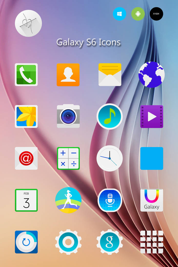 Galaxy S6 Icons by dtafalonso on DeviantArt