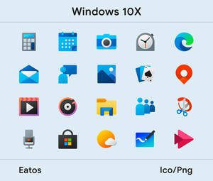 Windows 10X Icons