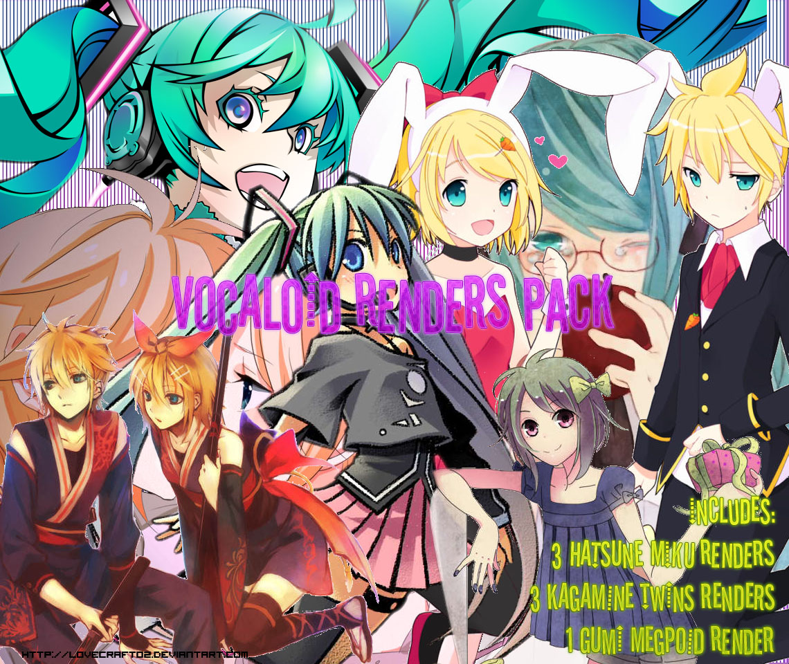 Vocaloid Render Pack by LoveCraft02 on DeviantArt