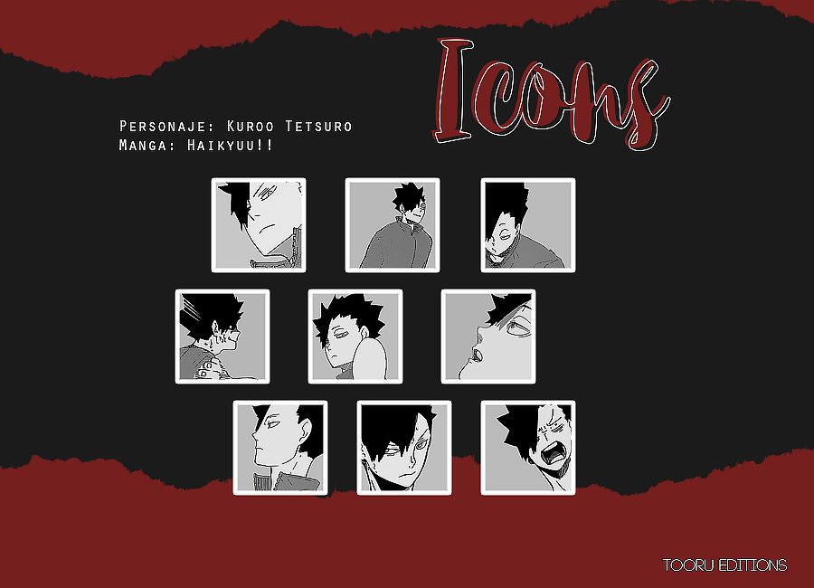 Kuroo Icon Pack #1 by RenOkumura on DeviantArt