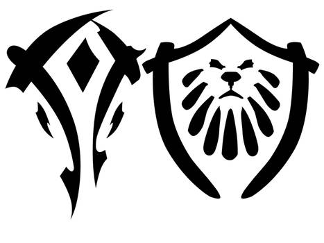 Horde Alliance Logos