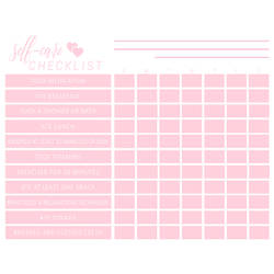 Self Care Checklist v1