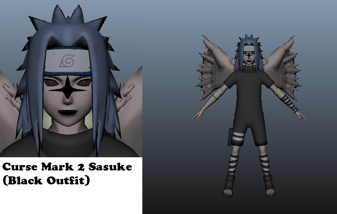 Curse Mark 2 Sasuke Black Outfit By ChakraWarrior2012 On DeviantArt.