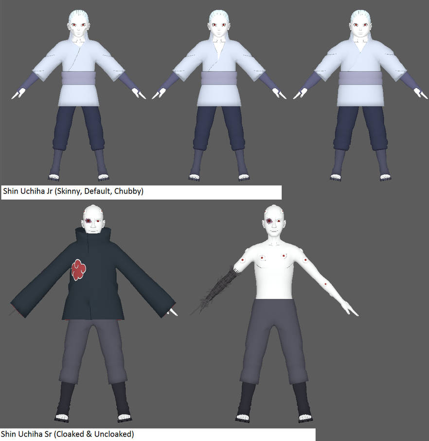 Shin Uchiha Sr and Jr by ChakraWarrior2012 on DeviantArt