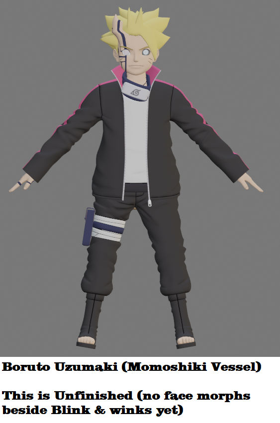 Boruto Uzumaki Momoshiki Vessel Unfinished By Chakrawarrior2012 On Deviantart