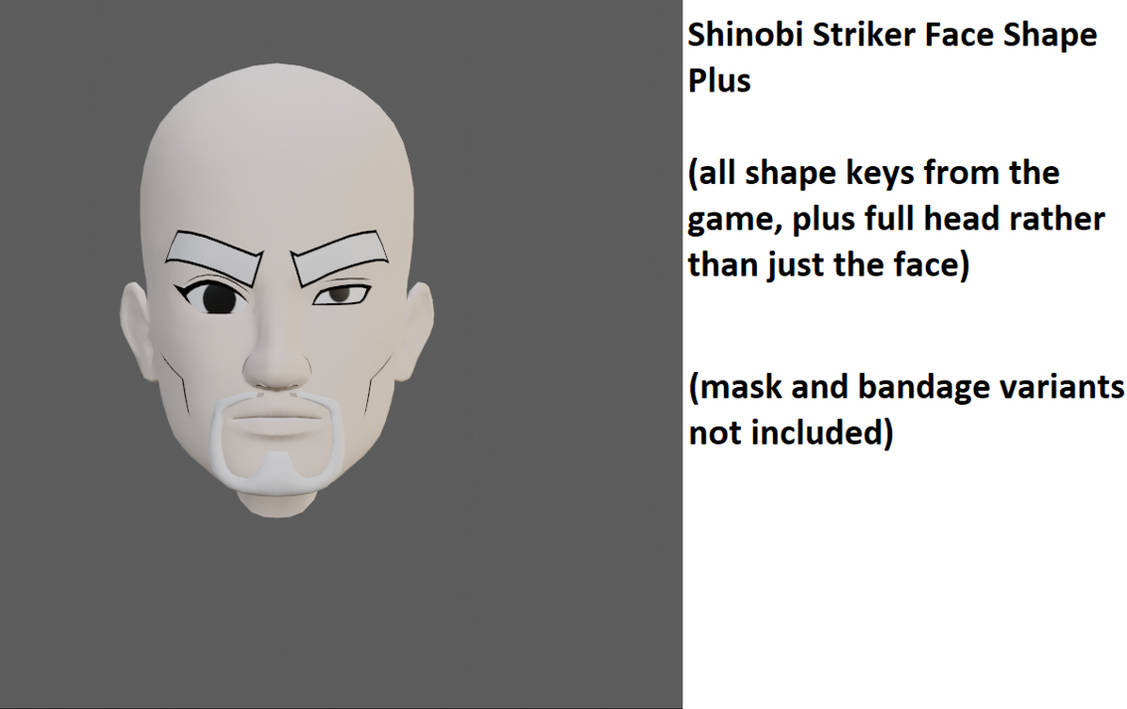 Shinobi Striker Face Shape Plus by ChakraWarrior2012 on DeviantArt