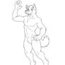 Free Wolf Fursona Coloring Page! (read below)
