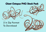 Giant Octopus PNG Stock