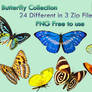 Butterfly Collection Stock Pack 3