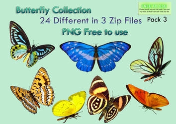 Butterfly Collection Stock Pack 3