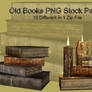 Old Books PNG Stock Pack