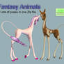 Fantasy Animals PNG Stock Pack