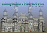 Fantasy Castles 2 PNG Stock Pack