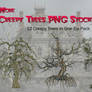Creepy Trees PNG Stock Pack
