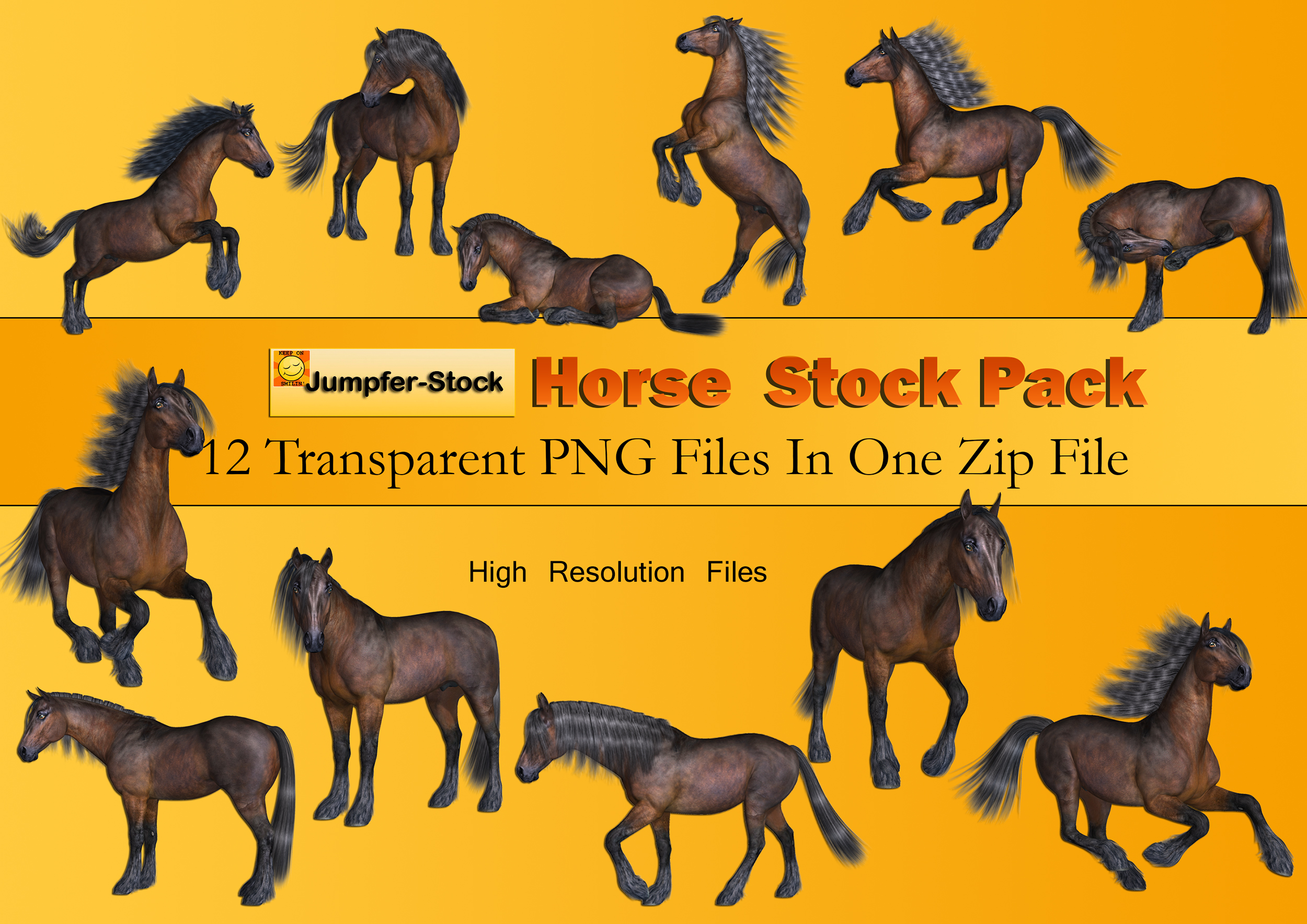 Horse PNG Stock Pack