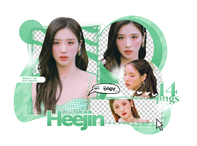 PACK PNG: Heejin - Loona (Flip That) by ManuKinn on DeviantArt