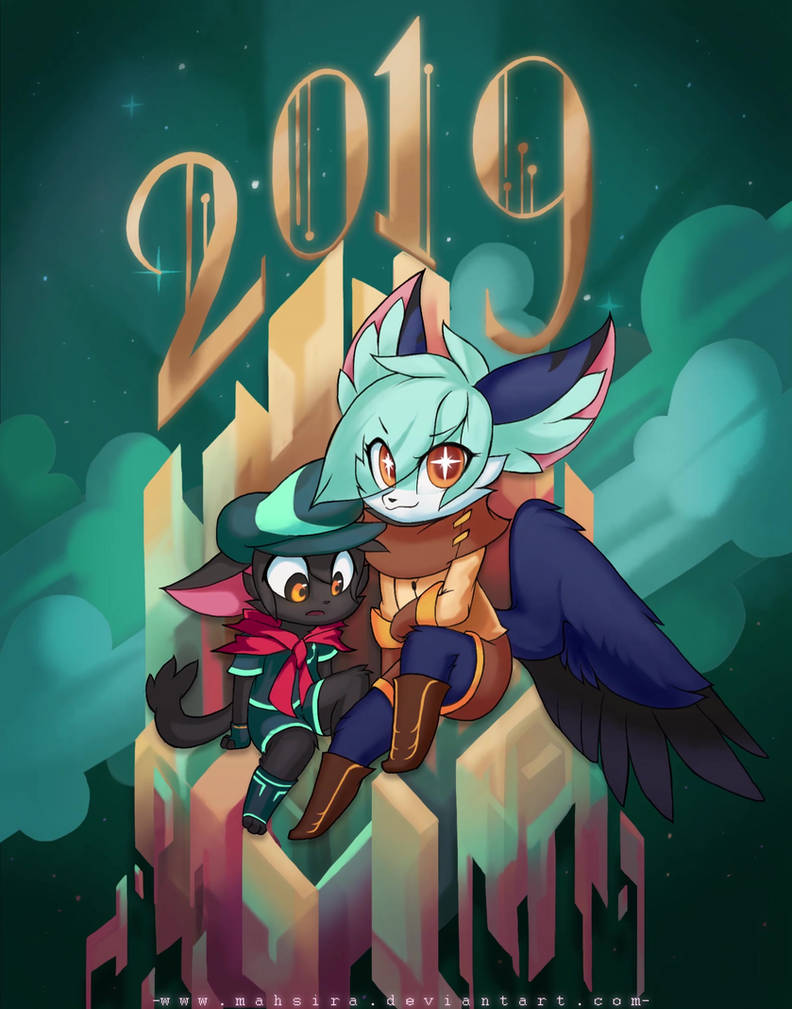 Happy New Year 2019 by Mahsira on DeviantArt
