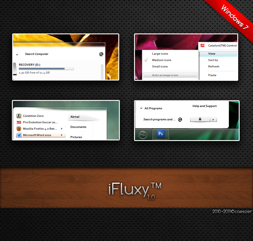 iFluxy for Windows 7