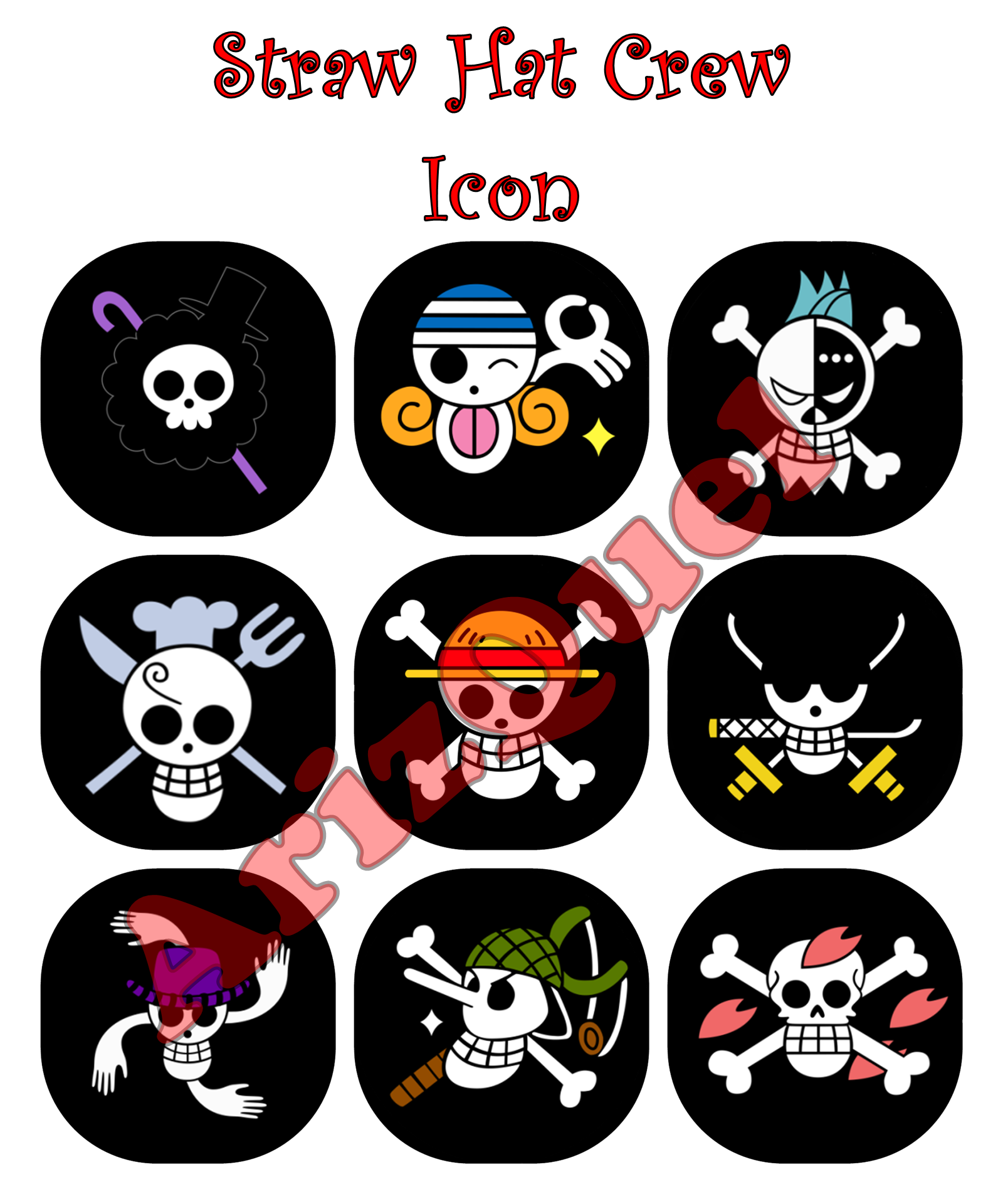 One Piece Flag Icon by ArizQuel on DeviantArt