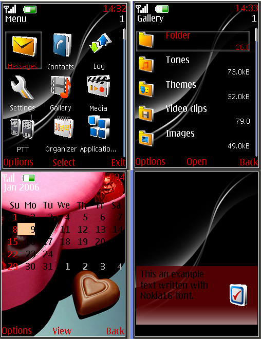 Black Elegance for Nokia 6270