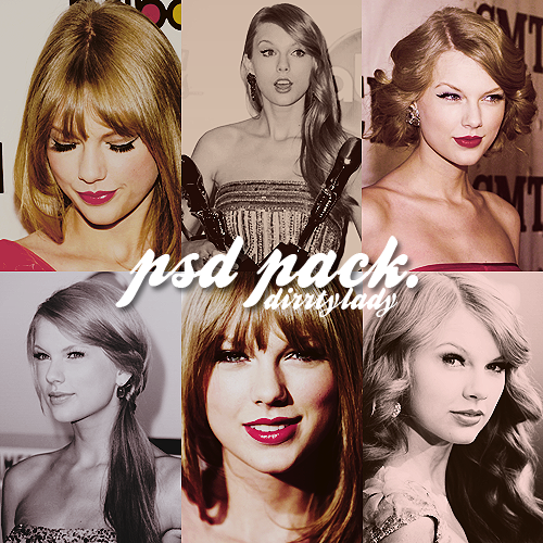 taylor swift PSD PACK