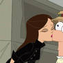 Vanessa Kisses Ferb (animated)