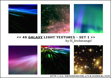 Textures - Galaxy Set 1