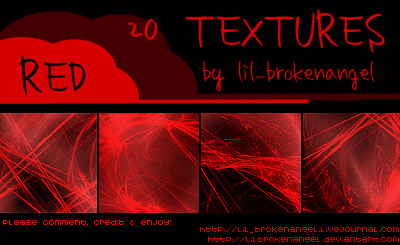 Textures - Red by lilbrokenangel on DeviantArt