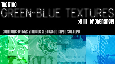 Textures - GreenBlue by lilbrokenangel