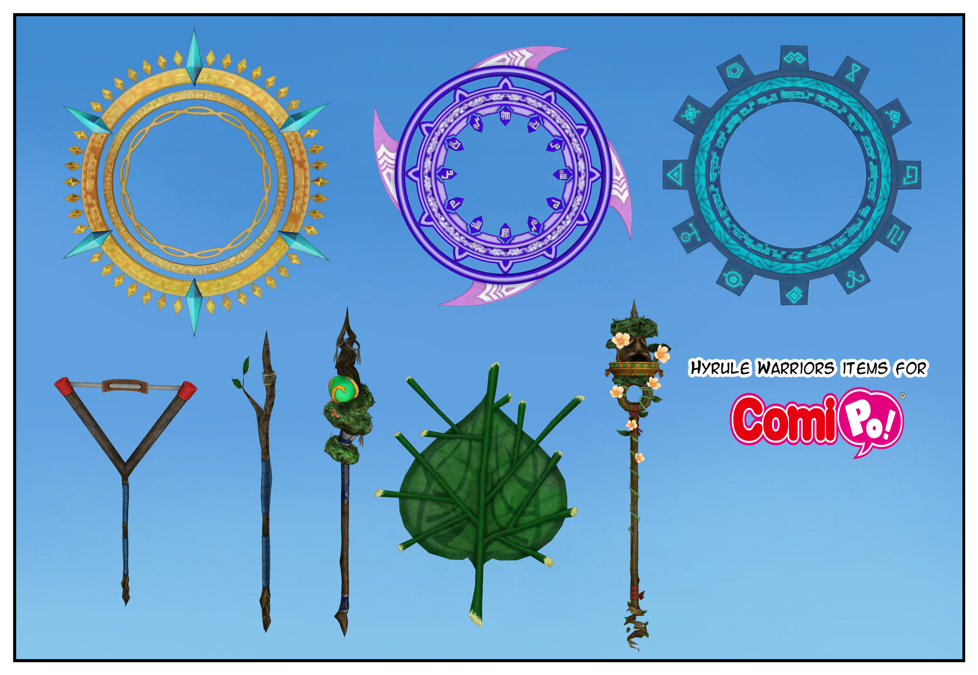 Hyrule Warriors Items for Comipo