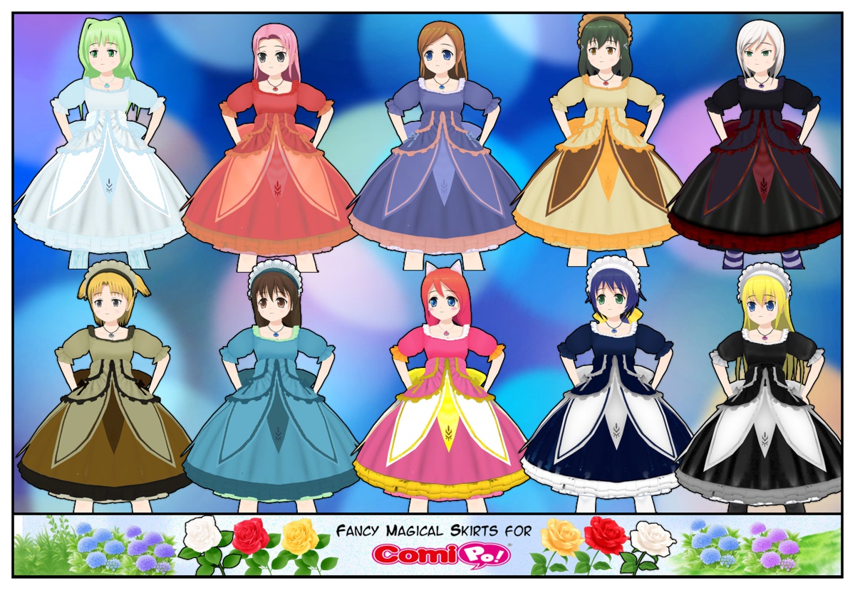 Fancy Magical Skirts For Comipo