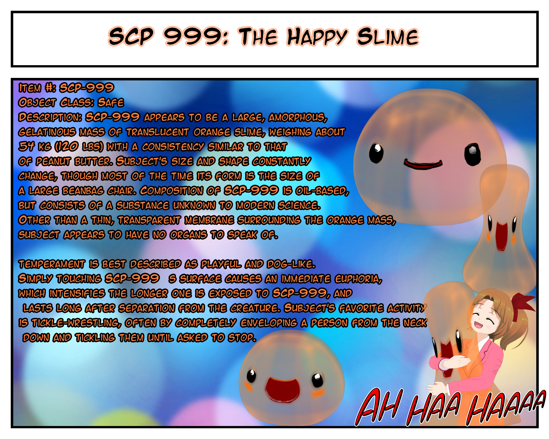 Scp-10,000 the slime cat by earthbluewolf on DeviantArt