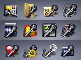 52 Microphone icons by zman3 on DeviantArt
