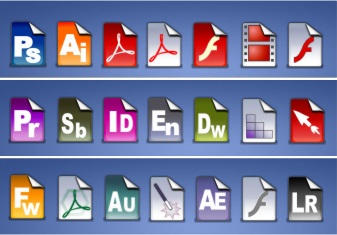 Adobe cs 3 filetype icons by zman3 on DeviantArt