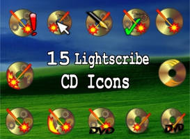 15 lightscribe cd icons