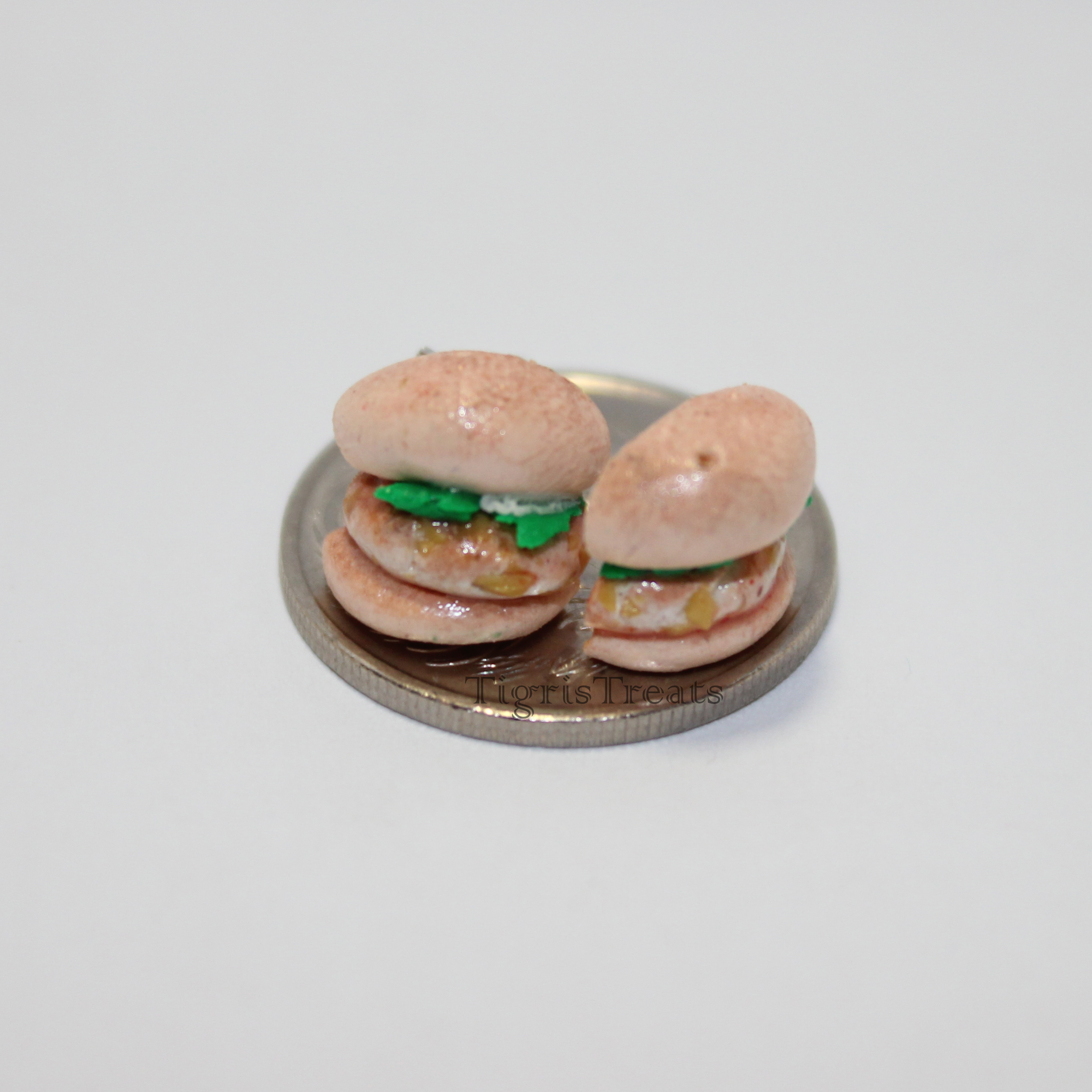 Chicken Burger Earrings