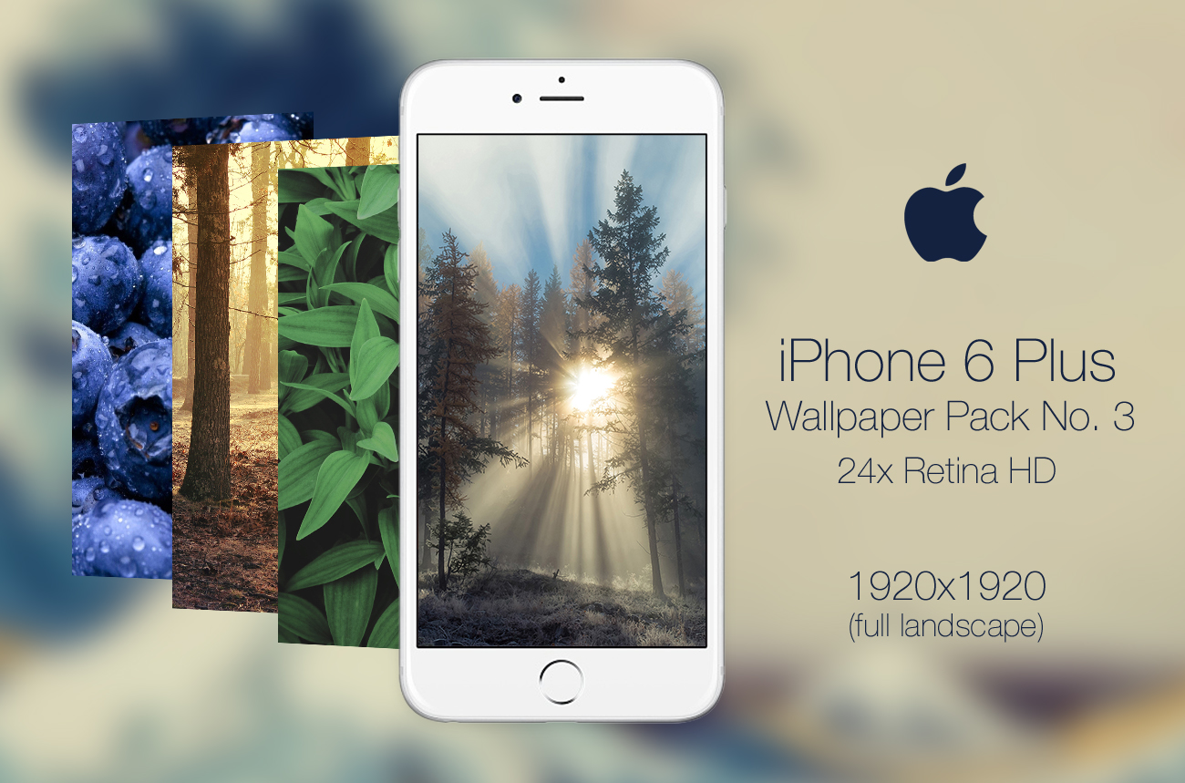 Retina HD Wallpaper Pack No. 3 - iPhone 6/S Plus