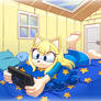 Madeline playing the Nintendo Switch 2