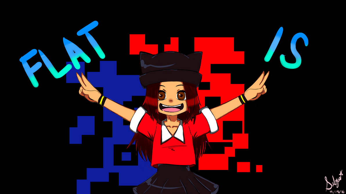 Flat is JUSTICE! (GIF) by SalysaBoxface on DeviantArt