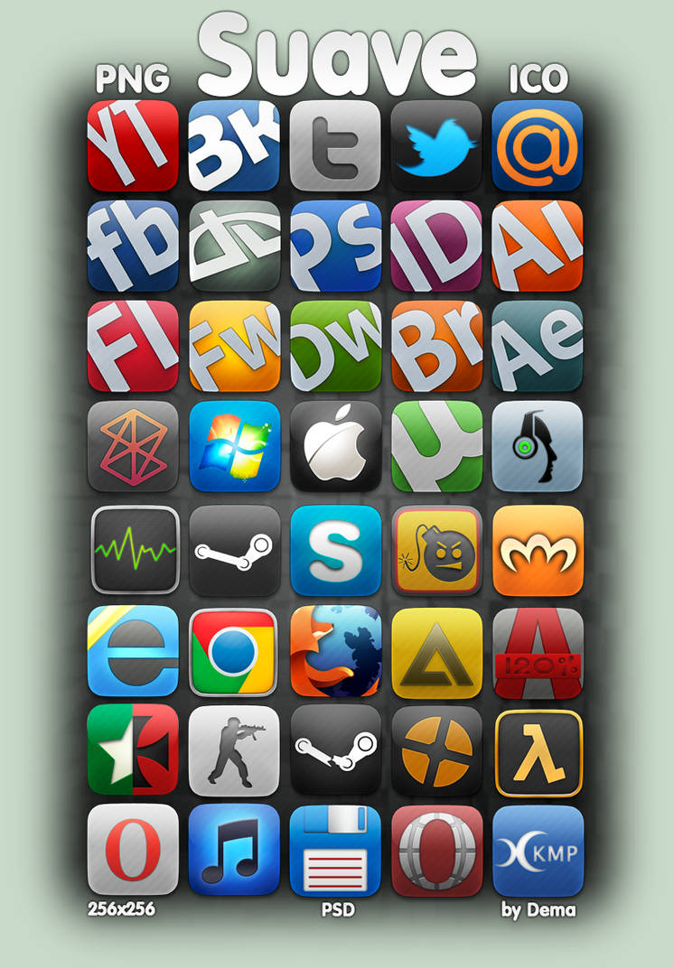 Suave icons by Dema