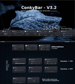 ConkyBar - Conky config [Conky 1.10]
