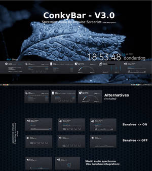 ConkyBar - Conky config [Conky 1.9]