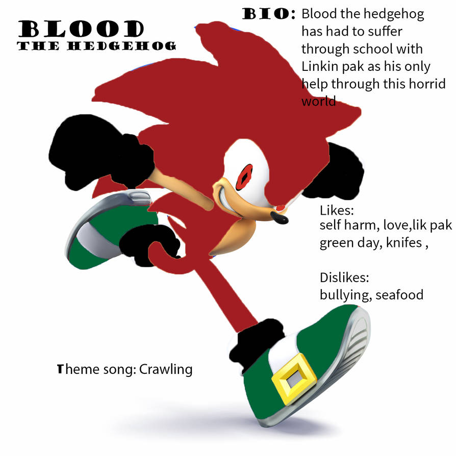 Blood The Hedgehog by SnoopDoggyDoge on DeviantArt