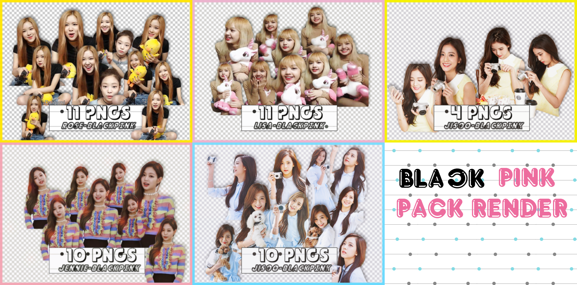 PACK RENDER BLACKPINK [22012017]