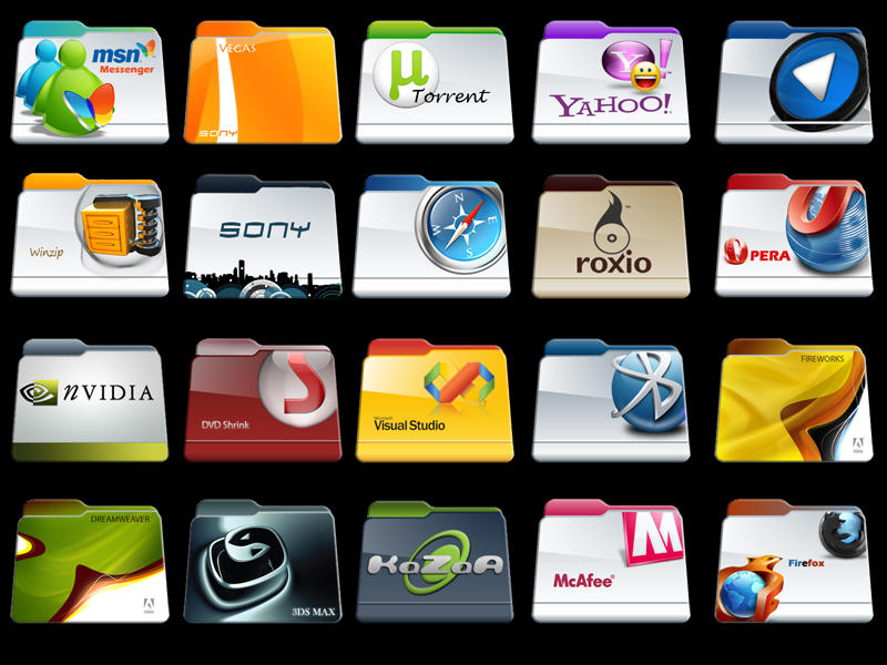 Program Files Folders Icon Pac by stunner2 on DeviantArt