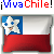 Chile - Bandera Kawaii 1
