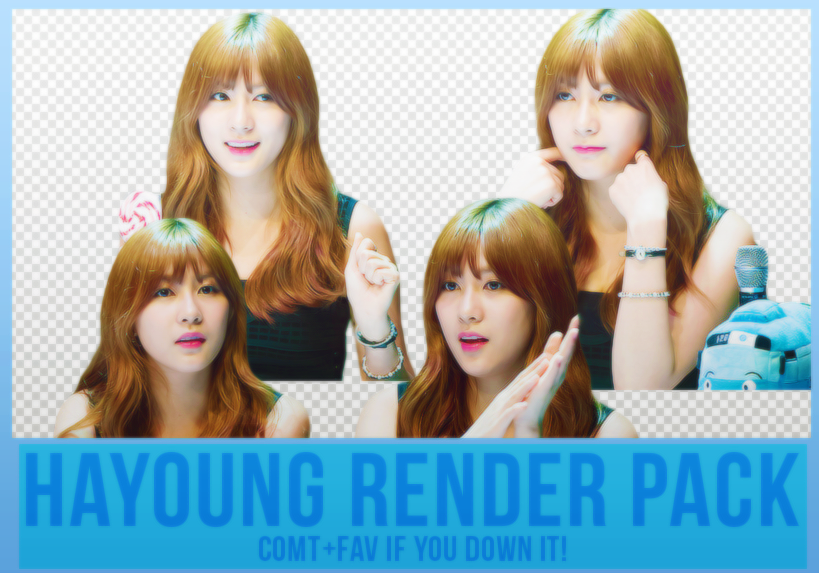 Hayoung Render Pack #2