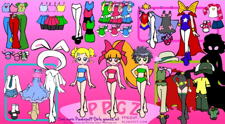 Dress Up Game Powerpuff Girls Demashita 