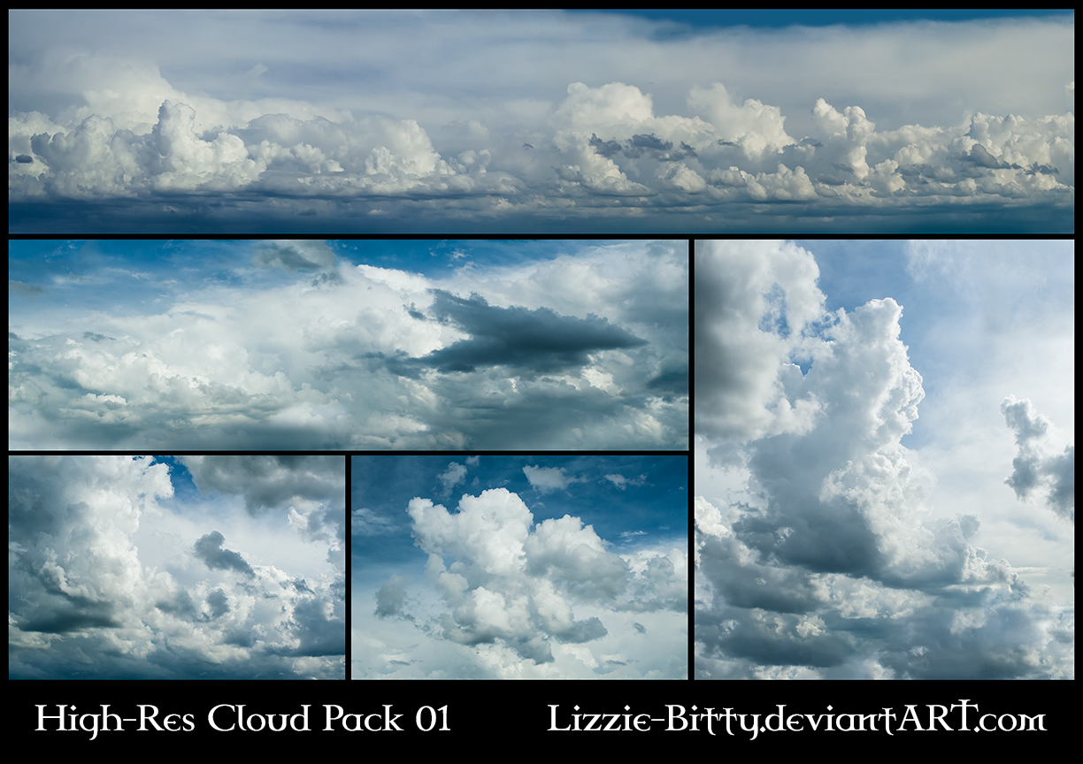High-Res Cloud Pack 01