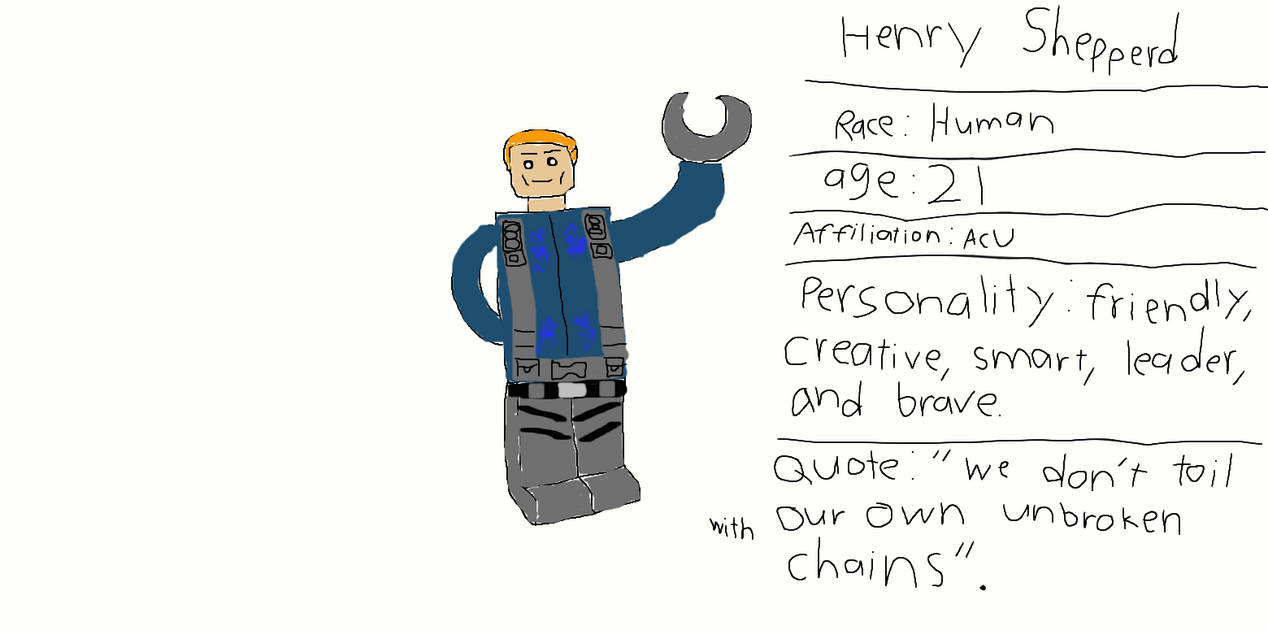 Henry Shepperd Oc Ref Sheet - For Onigamer666 by Ghostryider301238 on ...